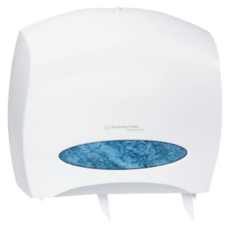 KIMBERLY-CLARK PROFESSIONAL JRT Jr. Escort Jumbo Roll Bath Tissue Dispenser, 16x5.75x13.88, White 9508